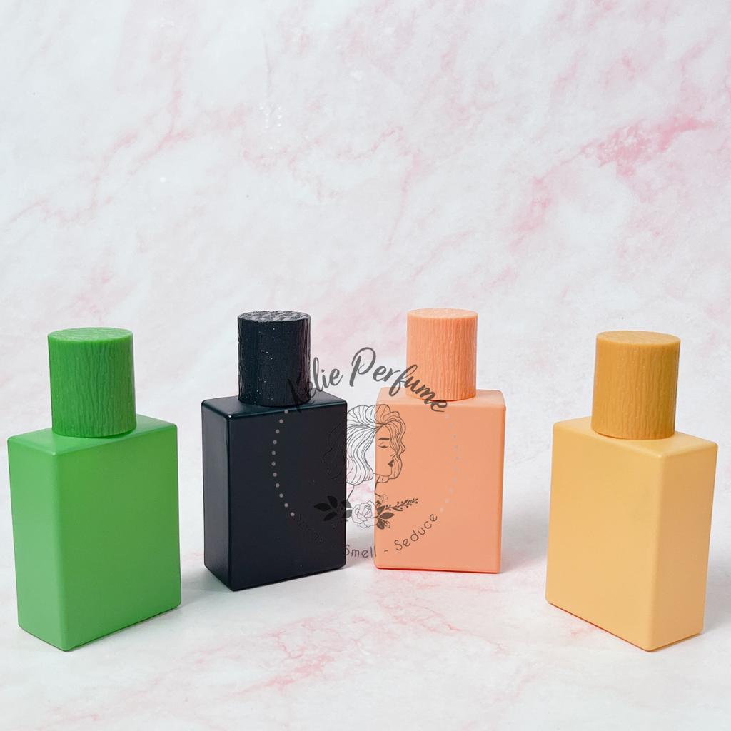 [HCM] Chai chiết nước hoa 30ml kiểu Bloom màu pastel thủy tinh cứng cáp, vòi xịt phun sương.
