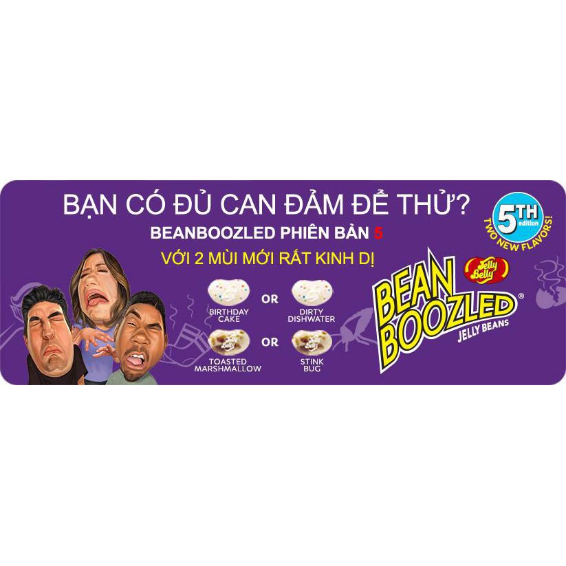 Kẹo thối Bean Boozled có vòng xoay 100gr (Phiên bản 5)