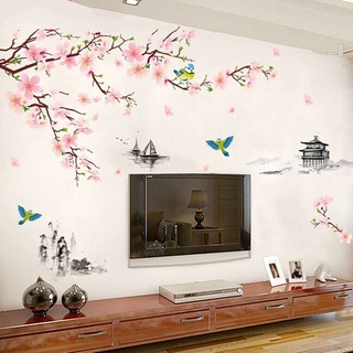Decal Dán Tường Hình Cành Hoa Đào