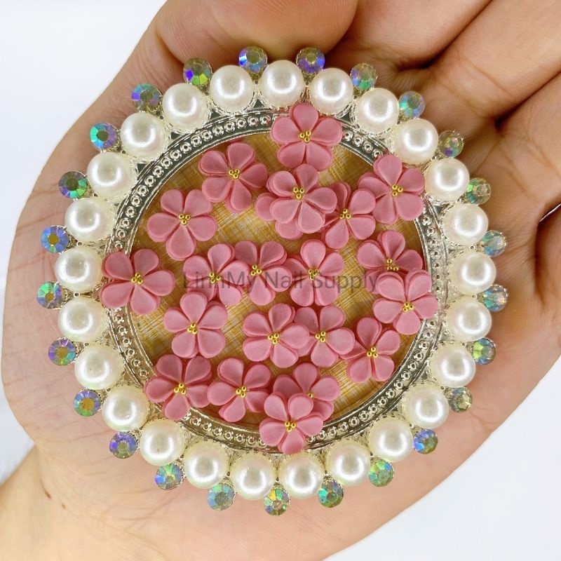 Hoa Bột Nail - Hoa Mai 3D Bột Mỹ Dùng Gắn Móng Giả Và Cả Móng Thật