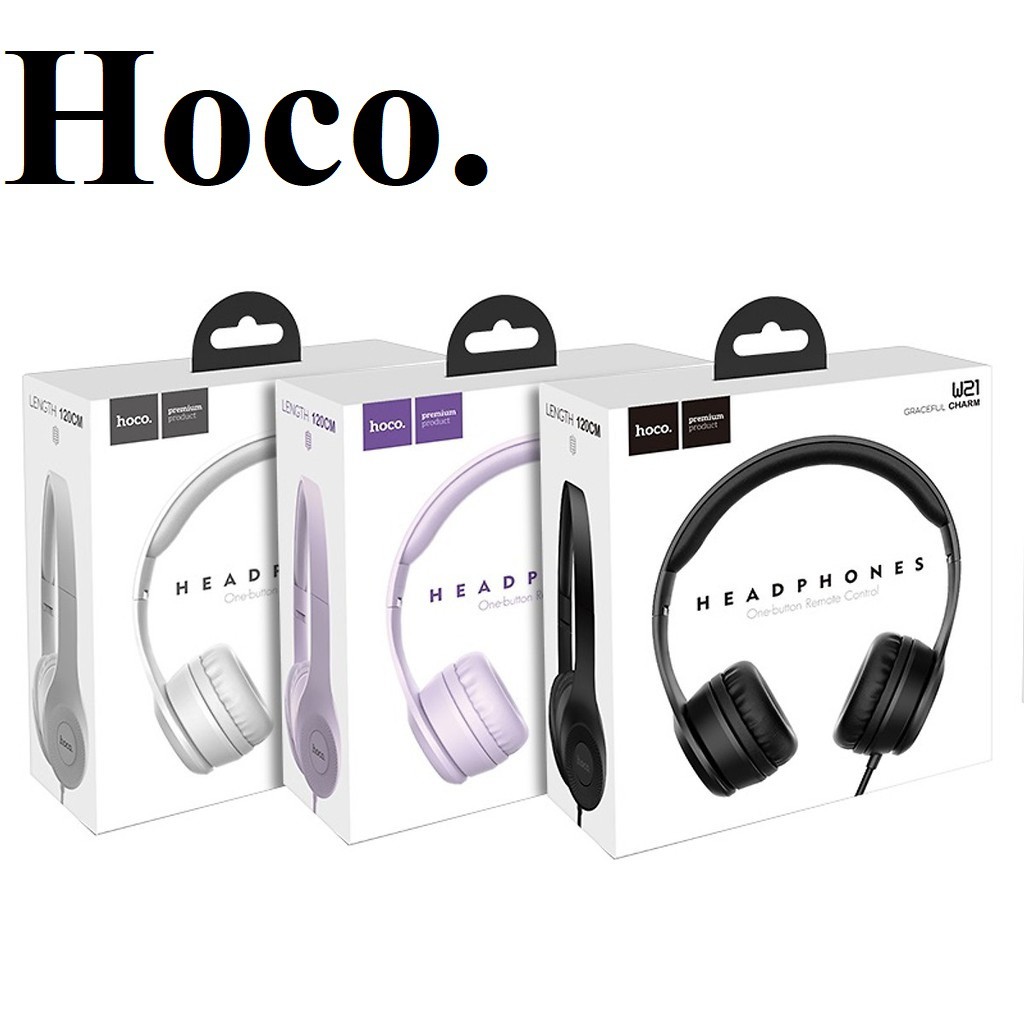 Tai Nghe Chơi Game HOCO W21, Tai Nghe Chụp Tai Có Dây, Có Micro Và Xbox PS4, Máy tính