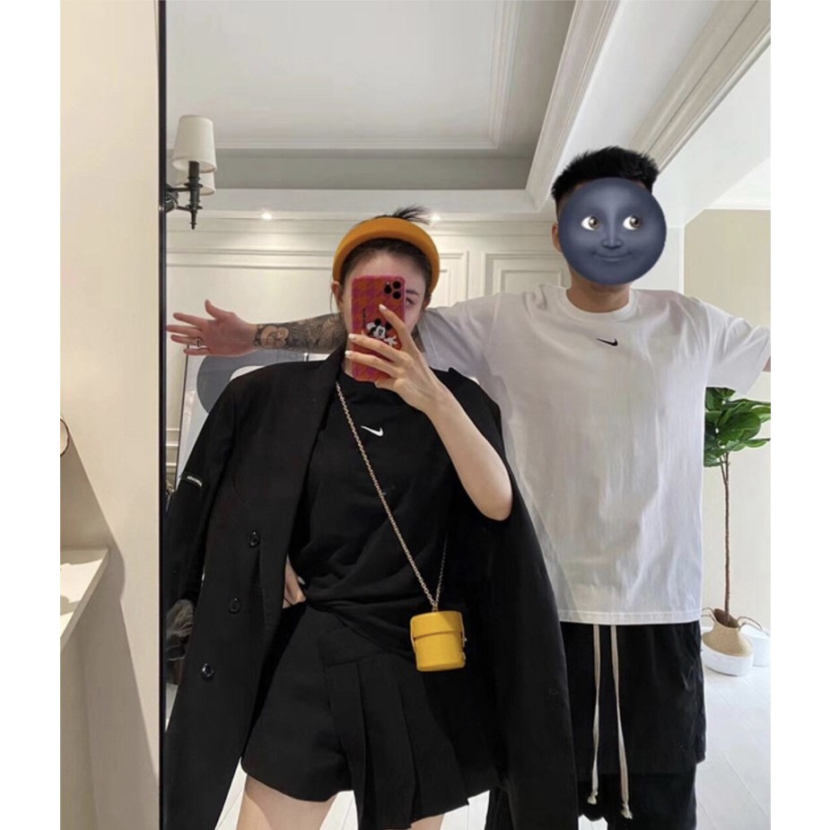 Áo phông nữ form rộng tay lỡ unisex đẹp, áo thun nữ form rộng tay lỡ unisex cotton hàn quốc AT067 Miucho in logo