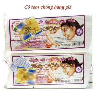 Khăn giấy khô vải đa năng BABY HIỀN TRANG vệ sinh cho bé A185