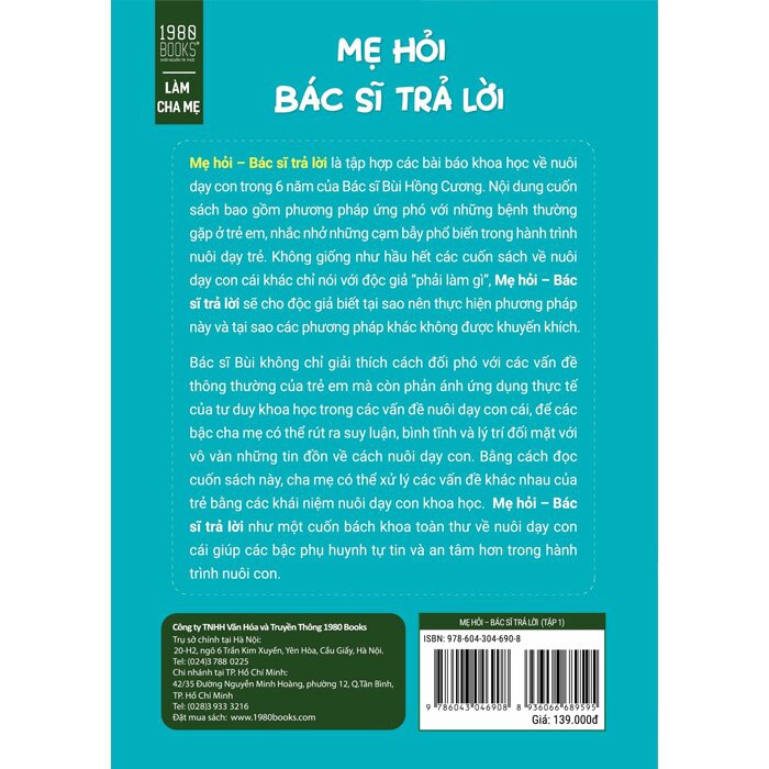 Sách - Mẹ Hỏi Bác Sĩ Trả Lời 1