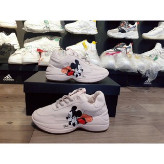 Giày Sneaker Chuột Mickey Hồng phấn