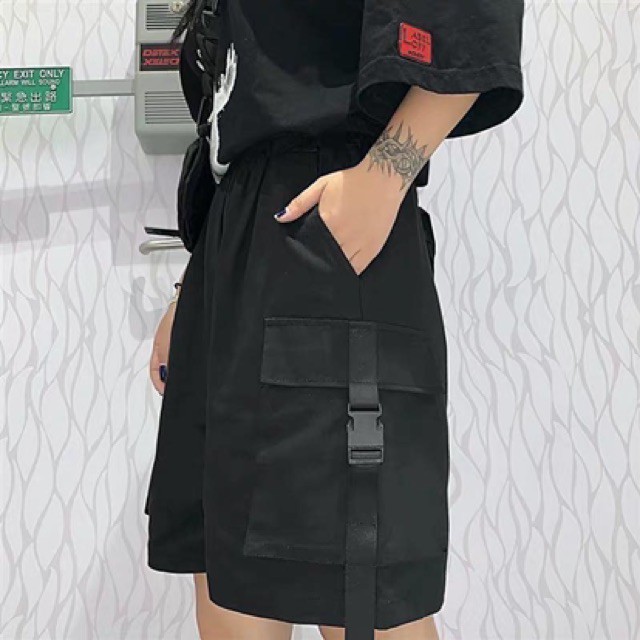 Quần short kaki 4 túi Nam Nữ Unisex dáng suông - Quần đùi ngắn túi hộp cá tính, trẻ trung, năng động