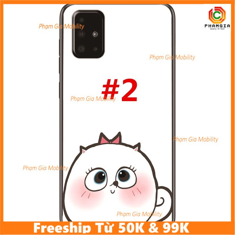 Ốp lưng dẻo hình dễ thương Samsung Galaxy A71/A51/A41/A31/A21/A11 dẻo thú cưng, chó (P3)