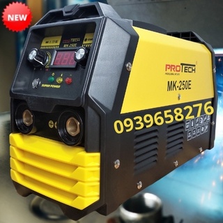 Máy hàn que protech mk-250e, mẫu mới 2021, kéo 3.2mm liên tục hiệu suất 85%, cải tiến hơn tích hợp núm chỉnh độ ngấu