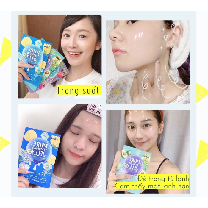 SEXYLOOK Mặt Nạ Đài Loan Nhập Khẩu Chính Hãng (Miếng Lẻ) Tràm Trà, Lên Men, Jelly Thạch Lạnh, Sủi Bọt Men Bia, Nâng Cơ