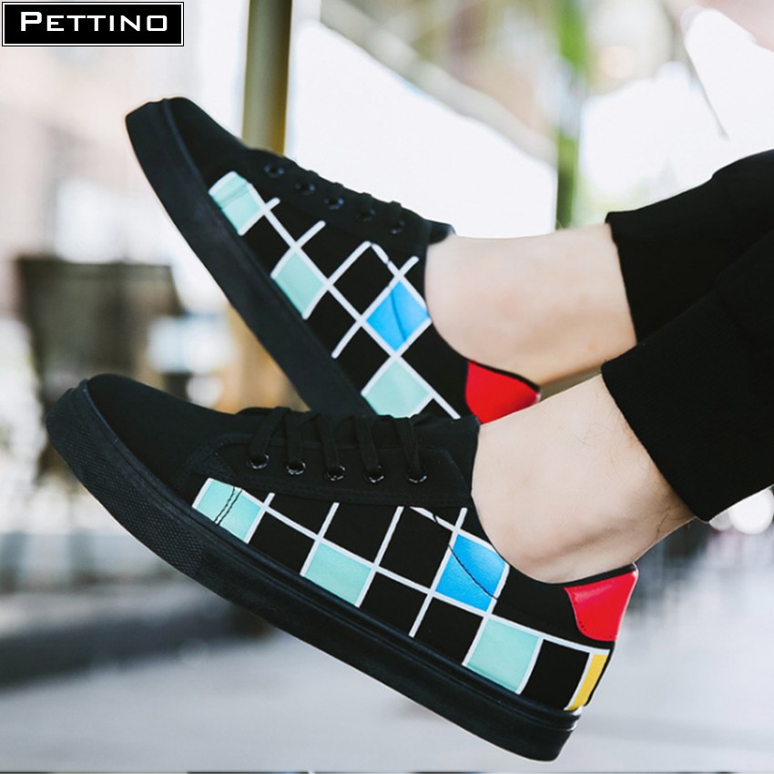 Giày Sneakers Nam Kẻ Caro PETTINO SSGV05 | BigBuy360 - bigbuy360.vn