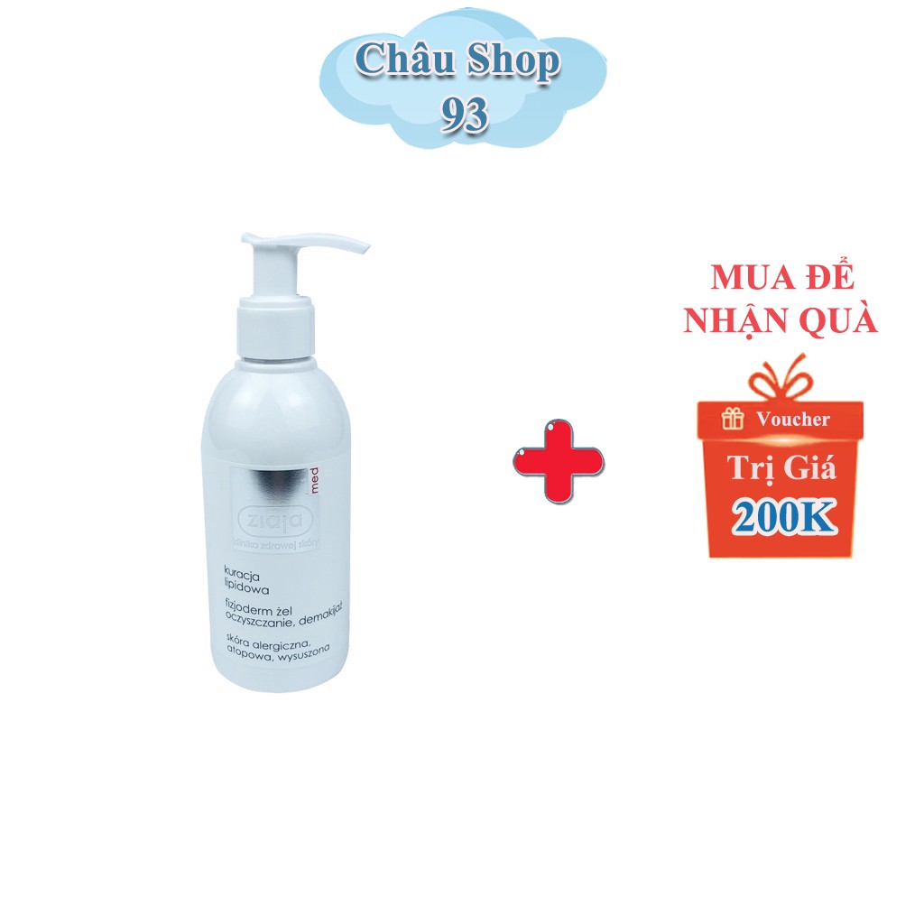 SỮA RỬA MẶT MED TRẮNG ZIAJA DÀNH CHO DA NHẠY CẢM - HÀNG CHÍNH HÃNG- Ziaja Med Trắng 200ml - Ziaja Pharmacy châu shop