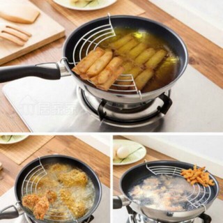 Vỉ gác chảo ráo dầu mỡ inox