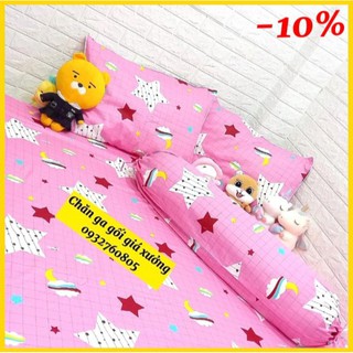 Bộ ga và vỏ gối cotton thắng lợi 4 món