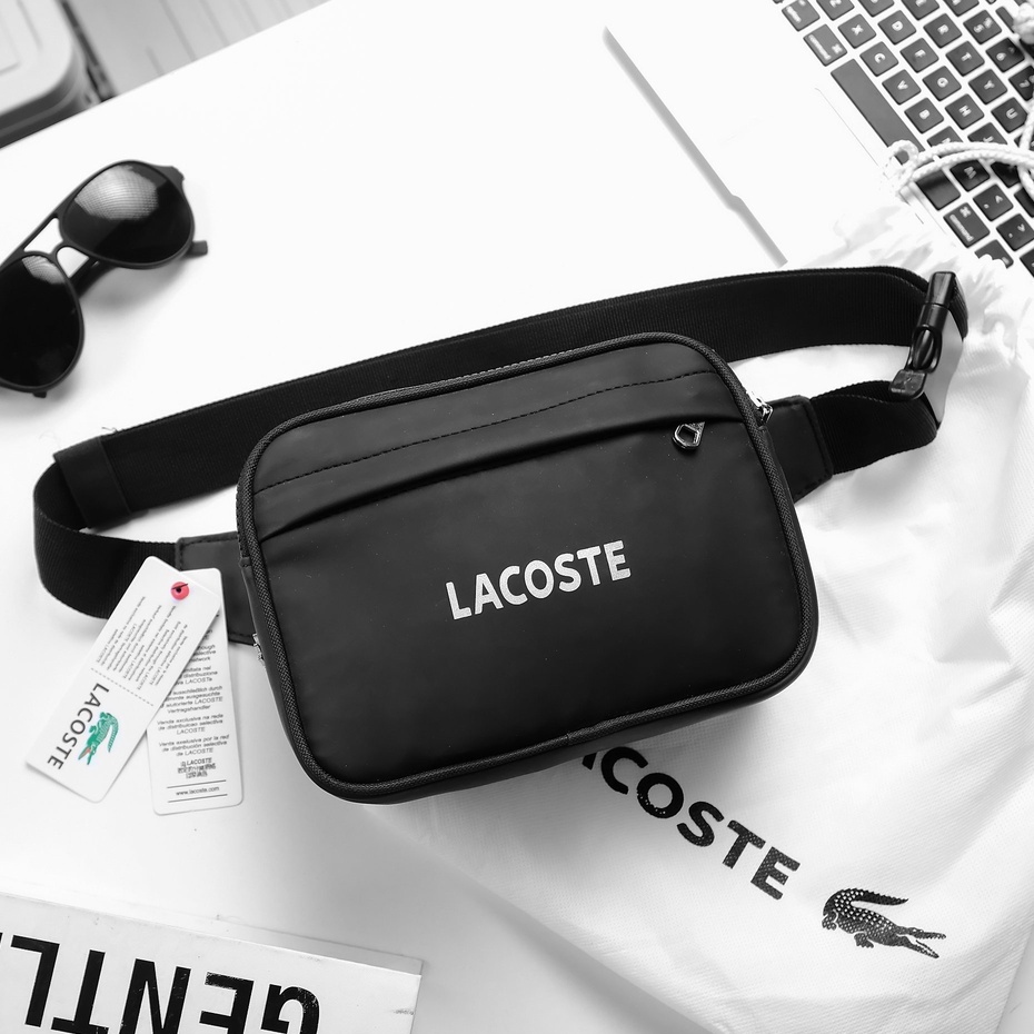 Túi đeo chéo LACOSTE MILENIUM FULL BLOX • Chất liệu da si chống thấm nước 100%