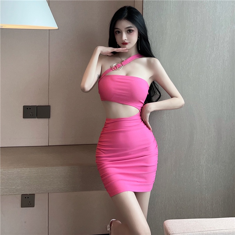 Đầm Hai Dây Ôm Dáng Phong Cách Âu Mỹ Quyến Rũ 0367 FTVH 2022