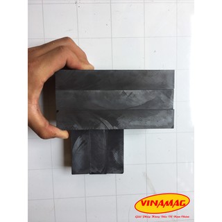 Nam châm Ferrite hình chữ nhật 150x30x25mm, nam châm đen