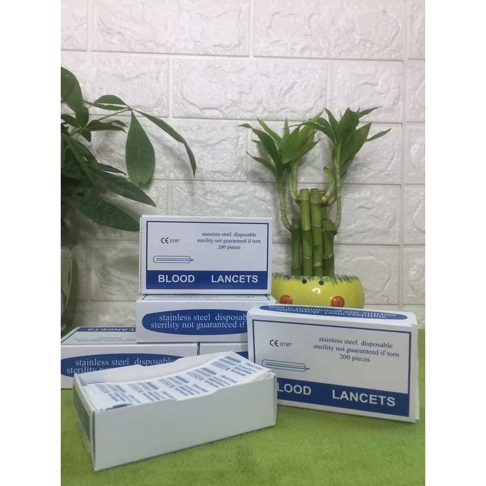 Kim Chích Mụn,Rạch Mụn Blood Lancets cho SPA Hộp 200c