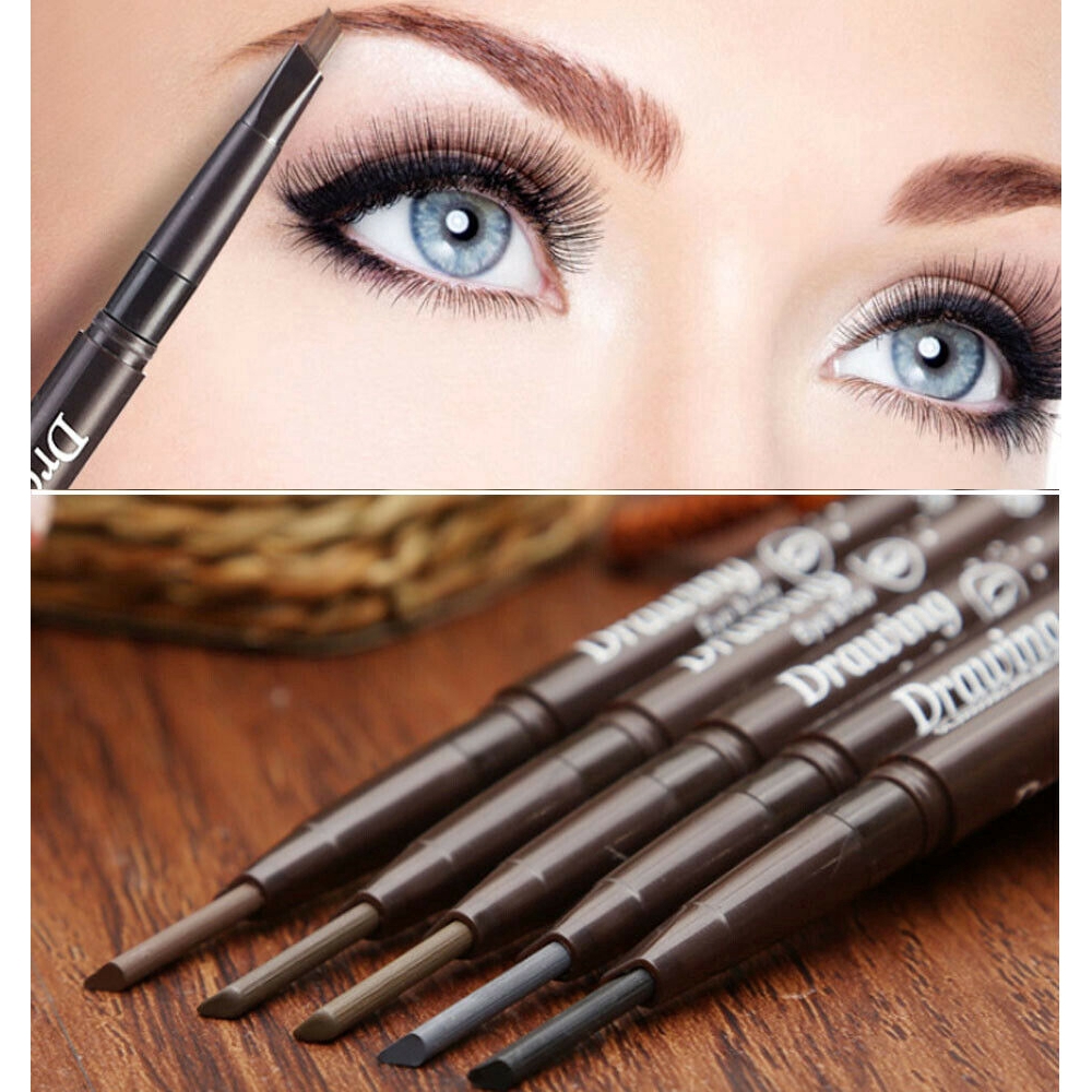 Bút Kẻ Lông Mày Kháng Nước Tự Động Bền Màu Dùng Trang Điểm Tiện Dụng