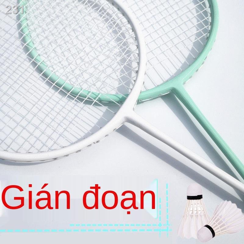 【thanh lý kho】Vợt cầu lông người lớn đôi chính hãng mới bắt đầu chơi đối kháng thương hiệu trẻ em học sinh cặp bố mẹ-co