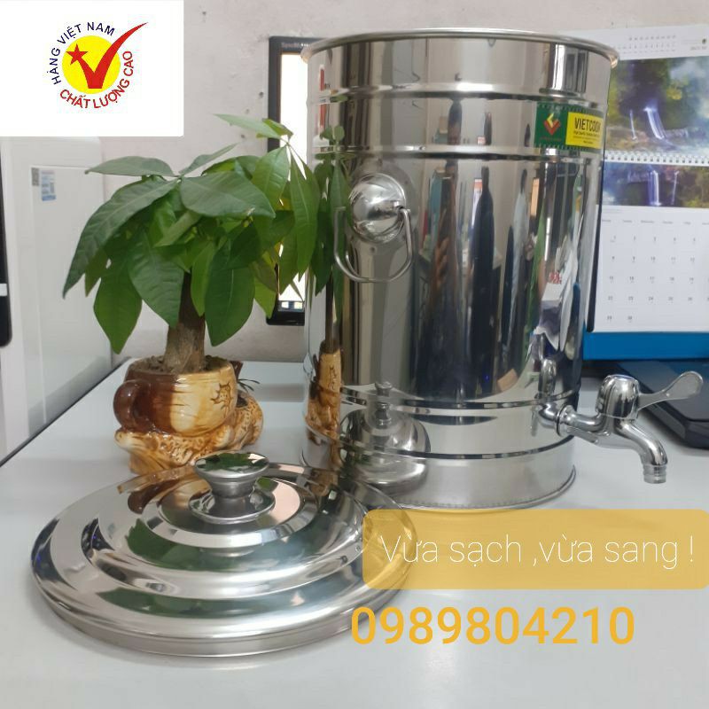 Bình đựng nước inox 7lit ,10 lit15 lít,20 lít 25,lít SUS 304, bình nước inox có vòi lấy nước,bình nước inox có kèm vòi