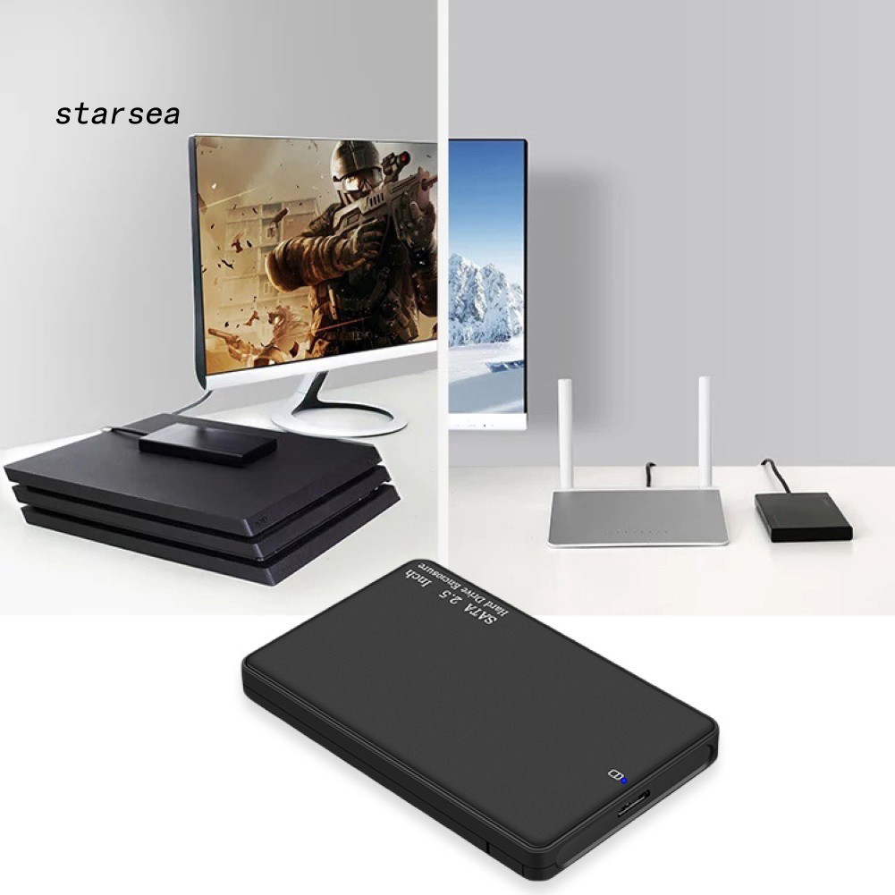 STSE_USB 3.0 2.5inch SATA HDD SSD Enclosure External Hard Drive Disk Case Box for PC