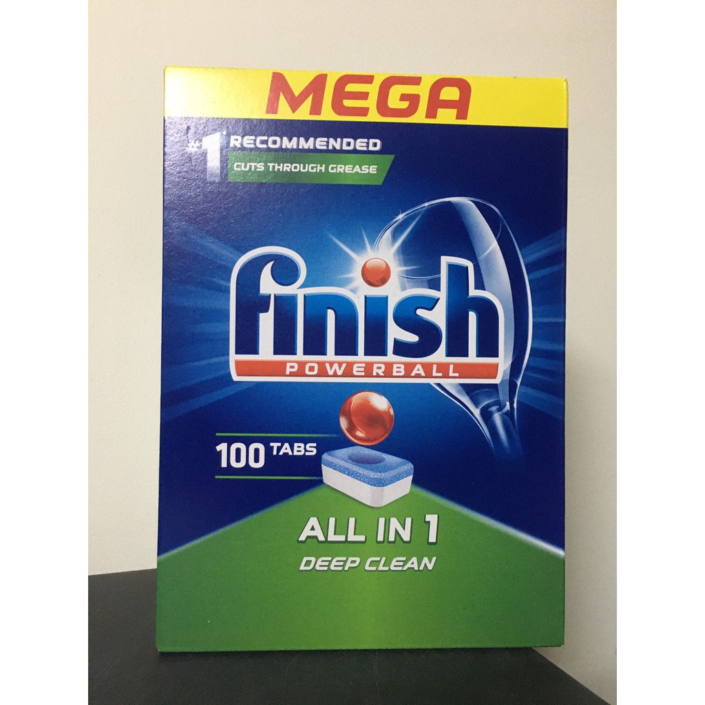 Hộp 100 viên rửa bát Finish All in 1 [6 chức năng, rẻ vô địch])