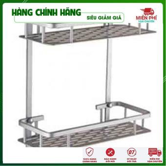 Kệ Nhà Tắm 2 Tầng Hợp Kim Nhôm Tiết Kiệm Không Gian Kệ Để Đồ Tiện Dụng Chắc Chắn