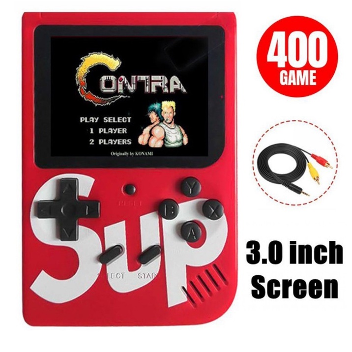[HCM]Máy Chơi Game Cầm Tay 4 Phím Kinh Điển SUP 400 in 1 GIAO MÀU NGẪU NHIÊN