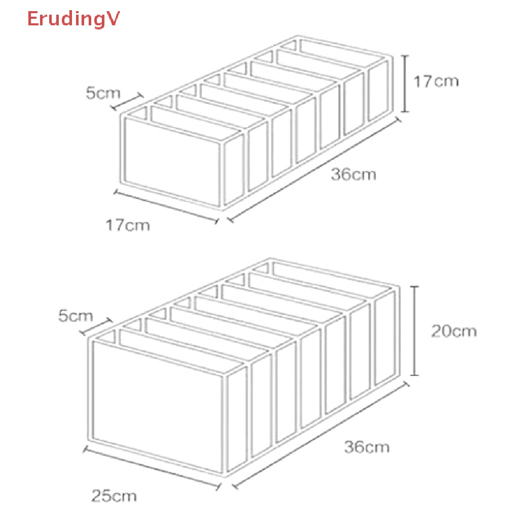 [ErudingV] Hộp Đựng Quần Jean Chia Ngăn Có Thể Giặt Được