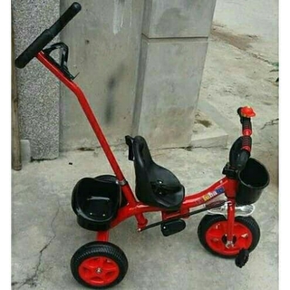Xe đạp 3 bánh cần đẩy (có để chân + cần đẩy)