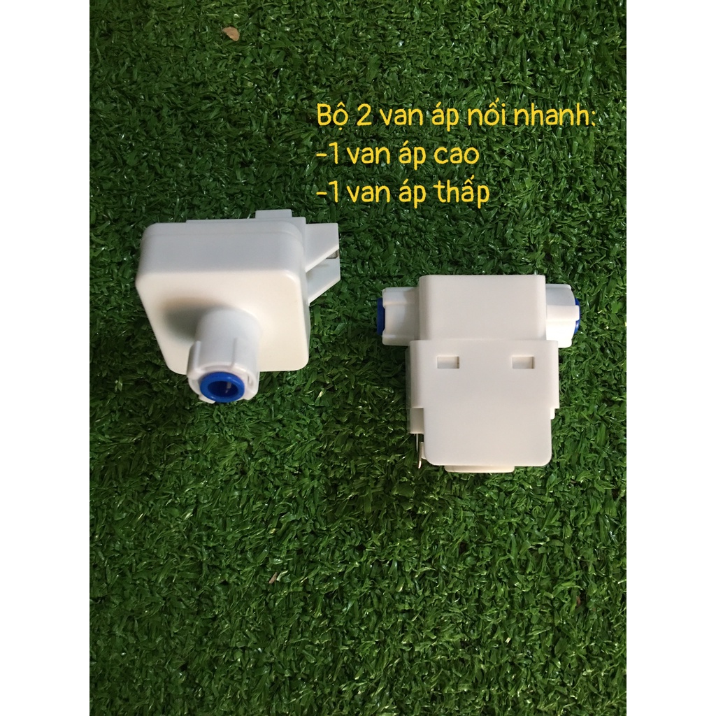 Combo van áp cao và van áp thấp máy lọc nước RO - kết nối dây 6mm