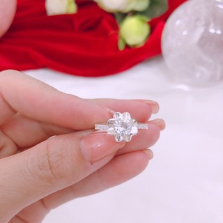 Nhẫn Nữ Bạc Ta Đính Đá Siêu Đẹp  BD09