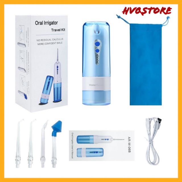 [TIỆN GỌN,Sẵn Hàng] Máy tăm nước Oral I water flosser du lịch cực tiện