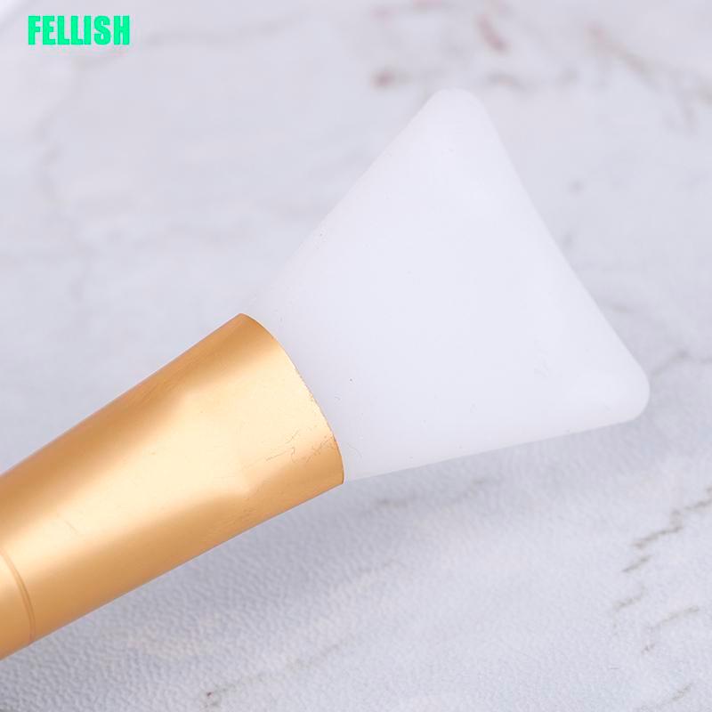 [Hàng mới về] Cọ silicon đắp mặt nạ đầu phẳng tiện dụng