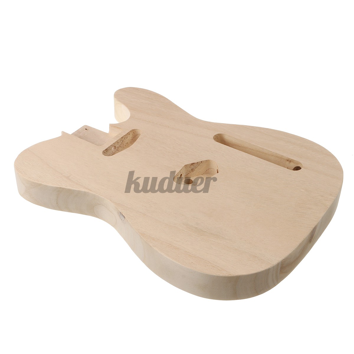 Unfinished DIY Electric Guitar Barrel Body Polished Maple for TL Style Guitar