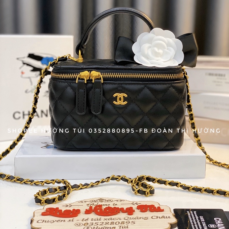 Túi cốp Cha neoooo hoa trà mới size 20 có hộp