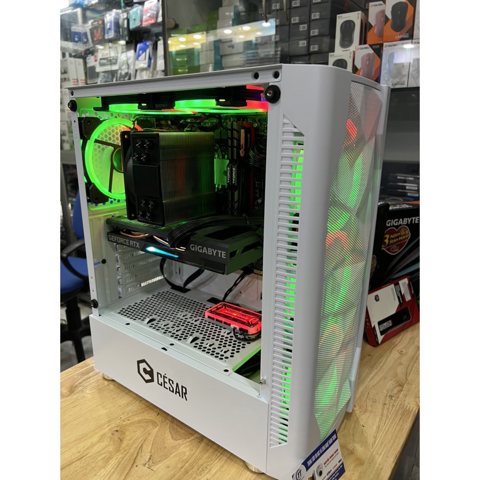 Vỏ Case máy tính Xigmatek VENOM (Màu Đen/No Fan) | Vỏ Case CESAR COOLER White , Black ATX ( No Fan ) - CÉSAR COOLER