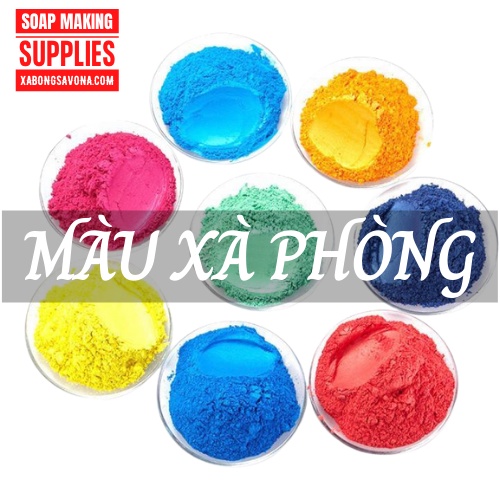 1gr Bột Màu Xà Phòng Hanmade Tan Trong Dầu 1g - Màu nhũ ánh kim chuyên dùng cho xà phòng - Soap Making Color Powder