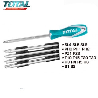 Bộ tua vít đa năng 18 trong 1 total tht250236