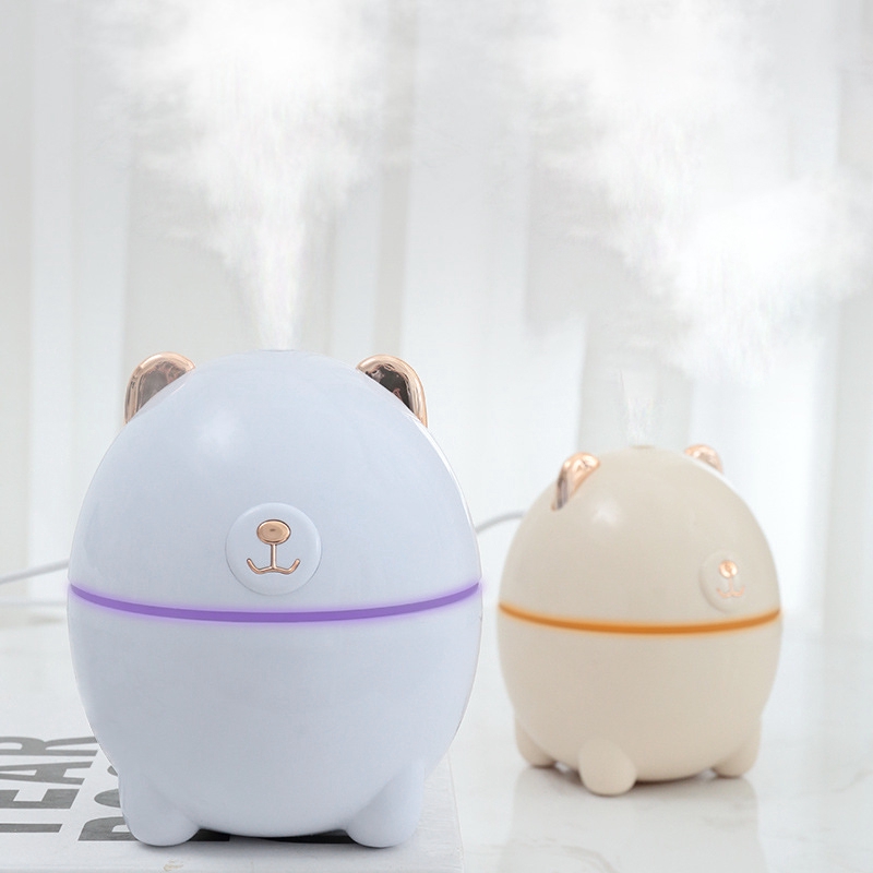 Máy Phun Sương Tạo Độ Ẩm Mini Hình Gấu Dễ Thương Kèm Dây Đeo