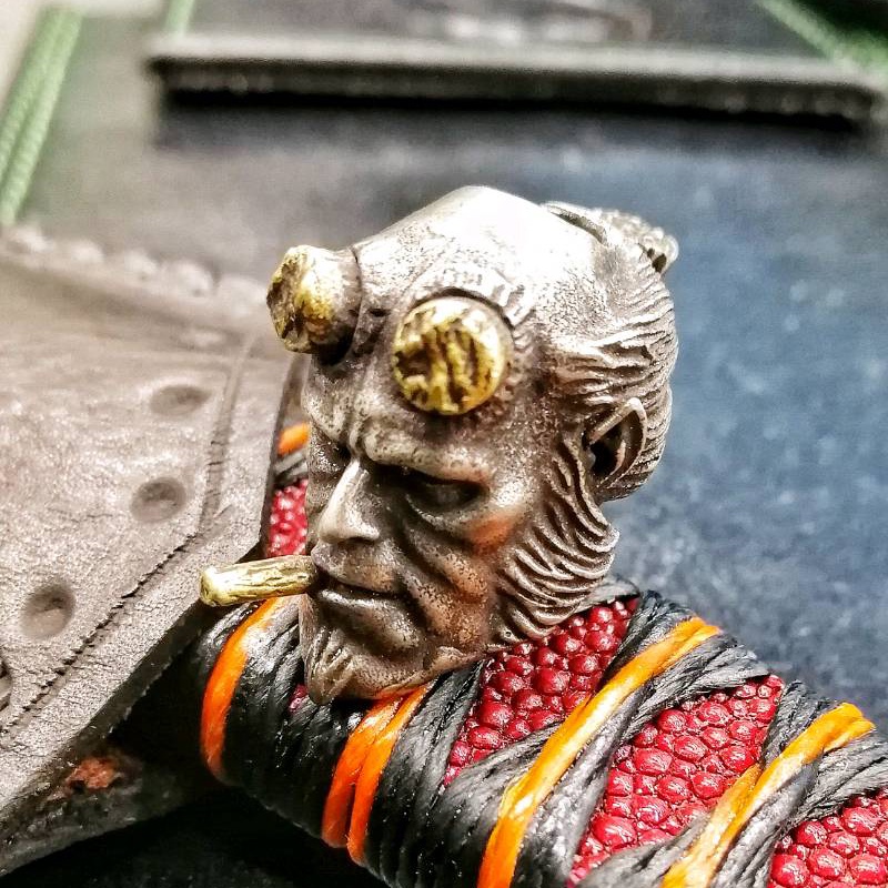 Phụ Kiện Hạt Làm Móc Khóa DIY Bằng Đồng Thau