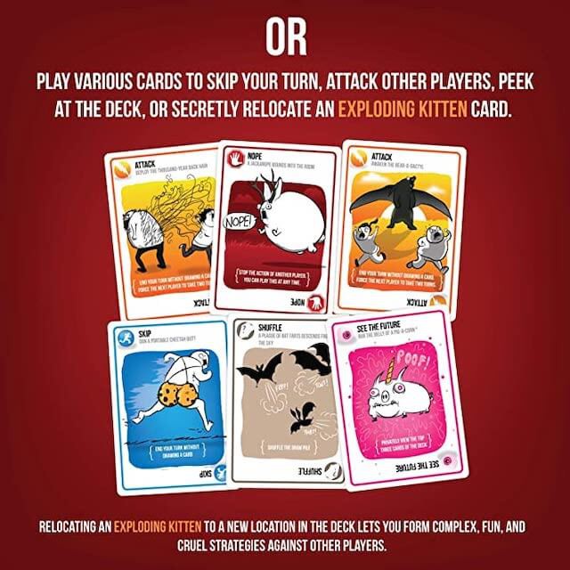 [CHÍNH HÃNG] Board Game mèo nổ Exploding Kittens First Edition