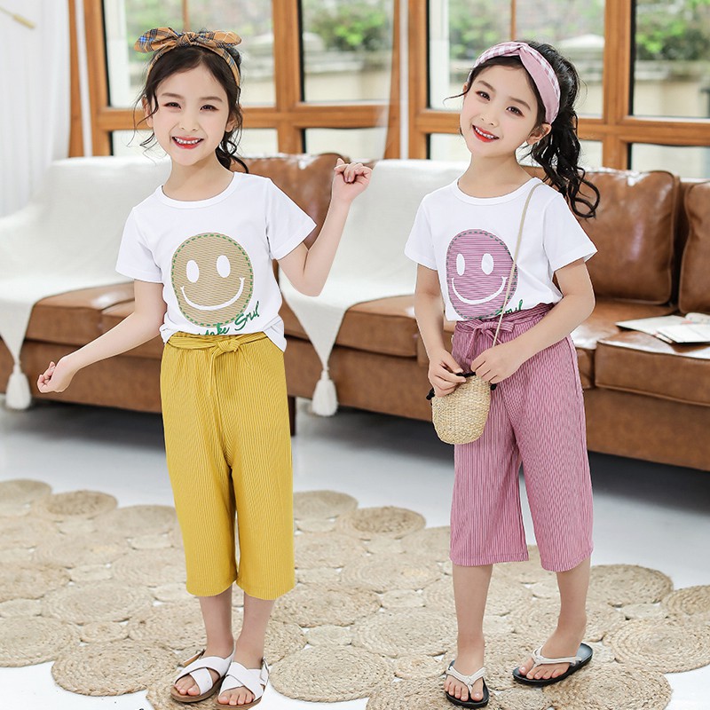 Đồ bộ mặc nhà cho bé gái 12 tuổi (3 - 12 tuổi)☑️ Set đồ thời trang cao cấp dễ thương☑️ quần áo bé gái size đại 20-45kg
