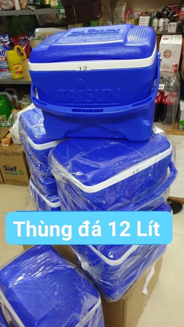 THÙNG ĐÁ DU LỊCH 6LIT8 ĐẾN 12L có quai xách. HÀNG KHUYẾN MÃI CỦA TRÀ XANH 0 ĐỘ, Ô Long