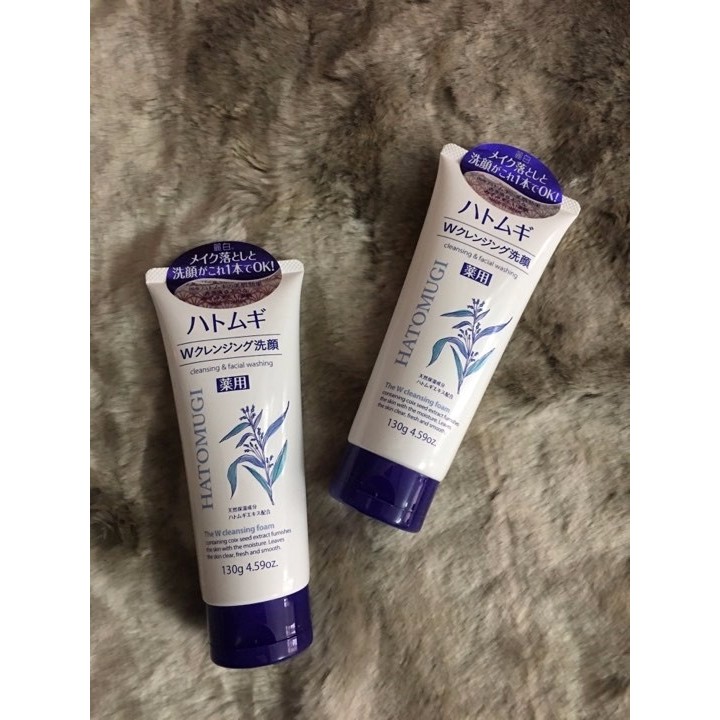 Sữa rửa mặt Hatomugi 170gr, 130gr trắng sáng da chính hãng Nhật Bản | BigBuy360 - bigbuy360.vn