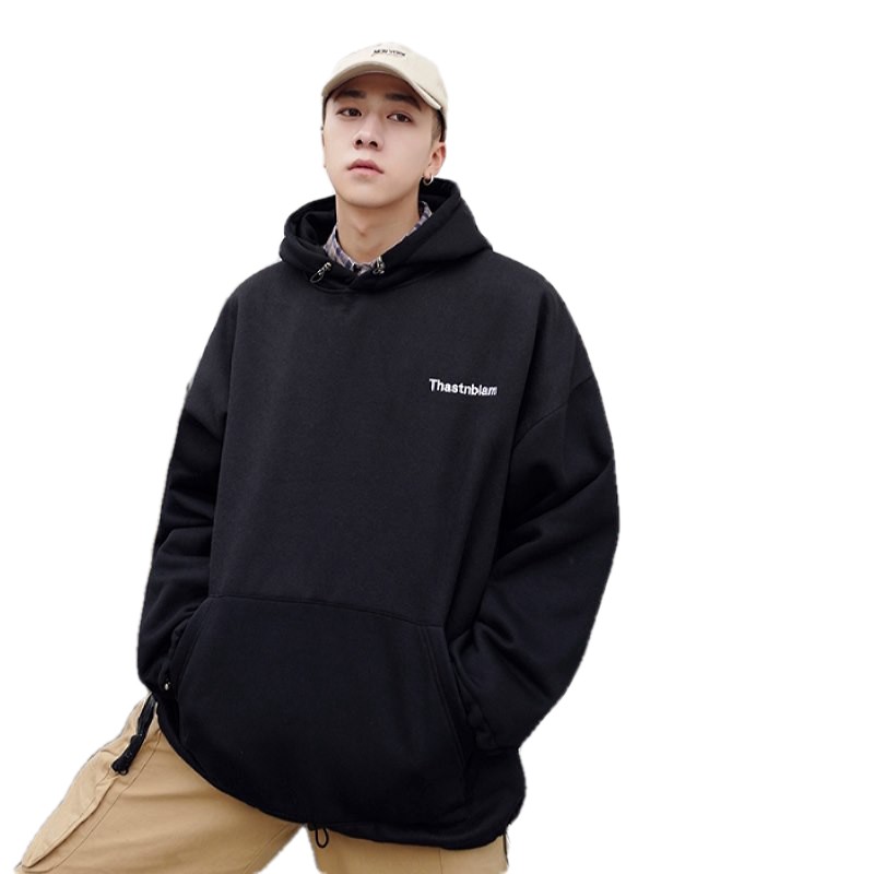 Áo Hoodie Tay Dài Dáng Rộng Phong Cách Hàn Quốc Cho Nam Giới | BigBuy360 - bigbuy360.vn