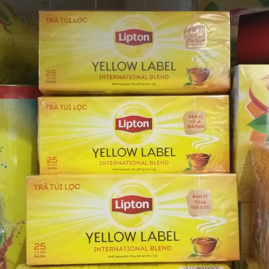 LIPTON Trà Túi Lọc Yellow Label 25 gói x 1 hộp