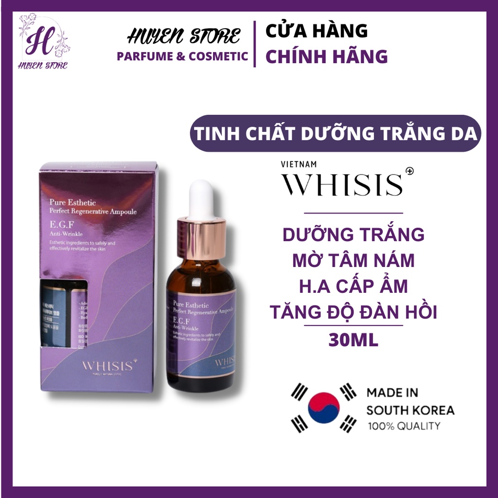 Tinh Chất Dưỡng Trắng Da WHISIS Pure Esthetic Whitening Therapy Ampoule