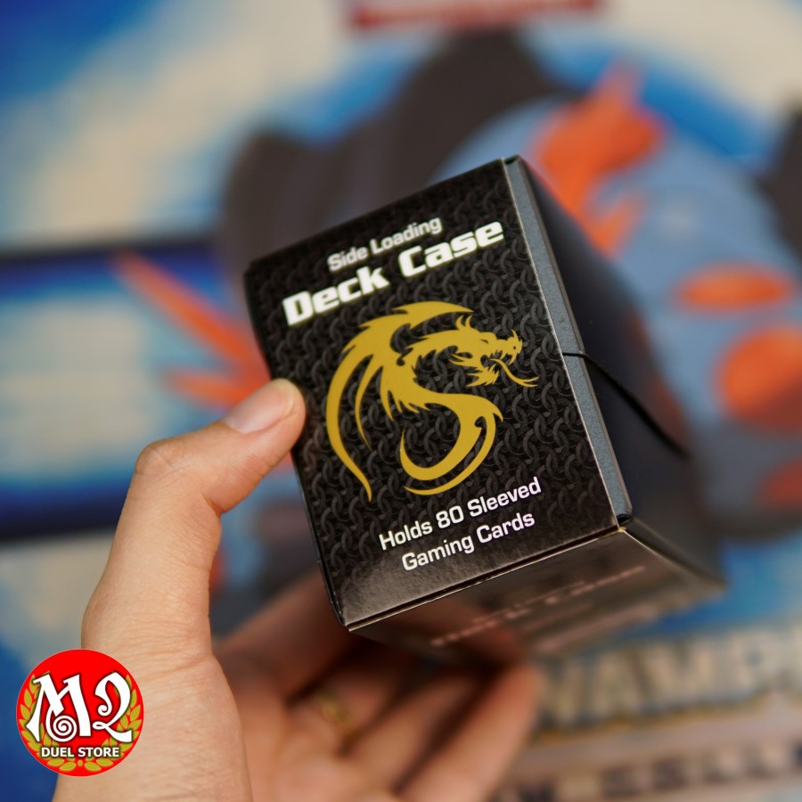 Hộp Đựng Bài BCW DECK CASE Nhựa - SIDELOAD - Dùng cho Yugioh và Pokemon TCG - MÀU ĐEN - Đựng Theo Chiều Ngang