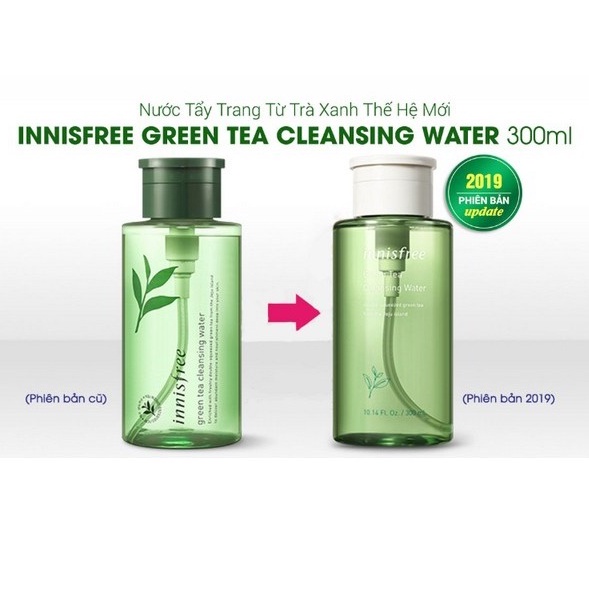 Nước Tẩy Trang Innisfree Green Tea Cleansing Water Trà Xanh 300ml